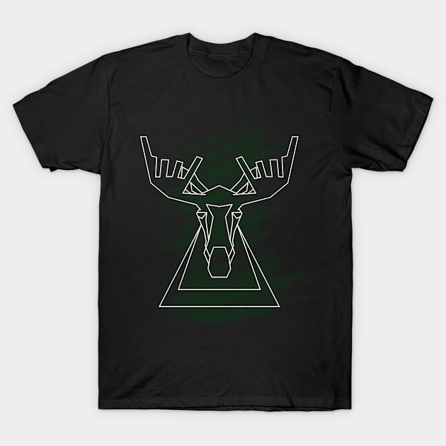 Heavy metal moose T-Shirt by patpatpatterns